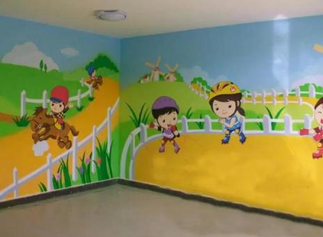 鹤庆幼儿园墙体彩绘制作流程及注意事项