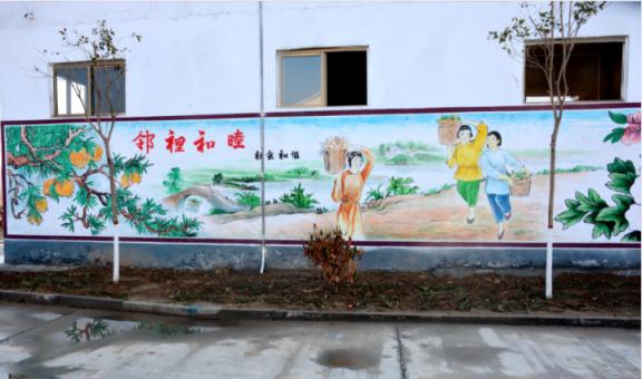 鹤庆乡镇文化墙 乡风文明焕发新活力