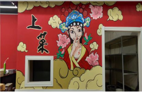 鹤庆墙体彩绘的发展和应用