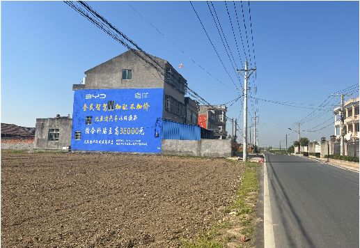 鹤庆墙体广告用的是什么漆？